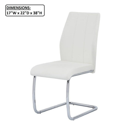 Dining Chair, Soft Upholstered (Set of 2) - White
