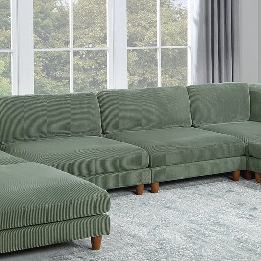 Armless Chair For Living Room - Sage