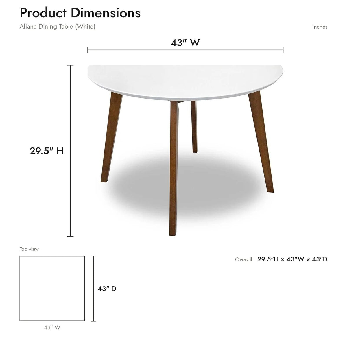 Alina - Elegant Dining Table