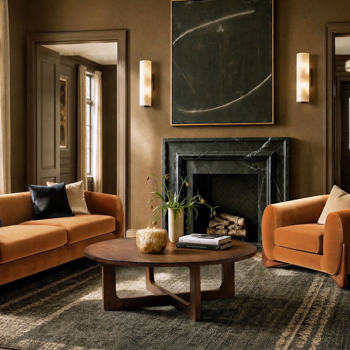 Pino - Round Coffee Table - Brown