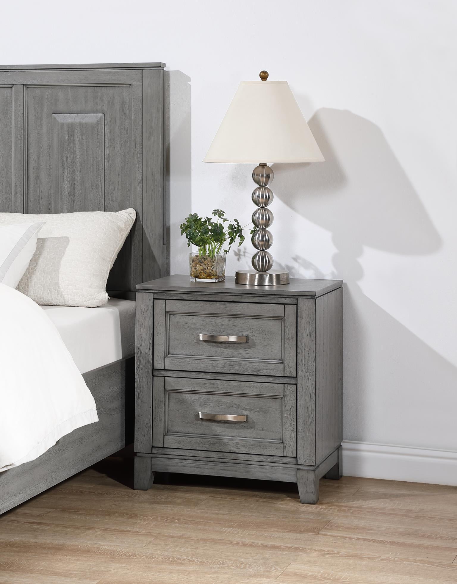 Gray Nightstand – B237-N