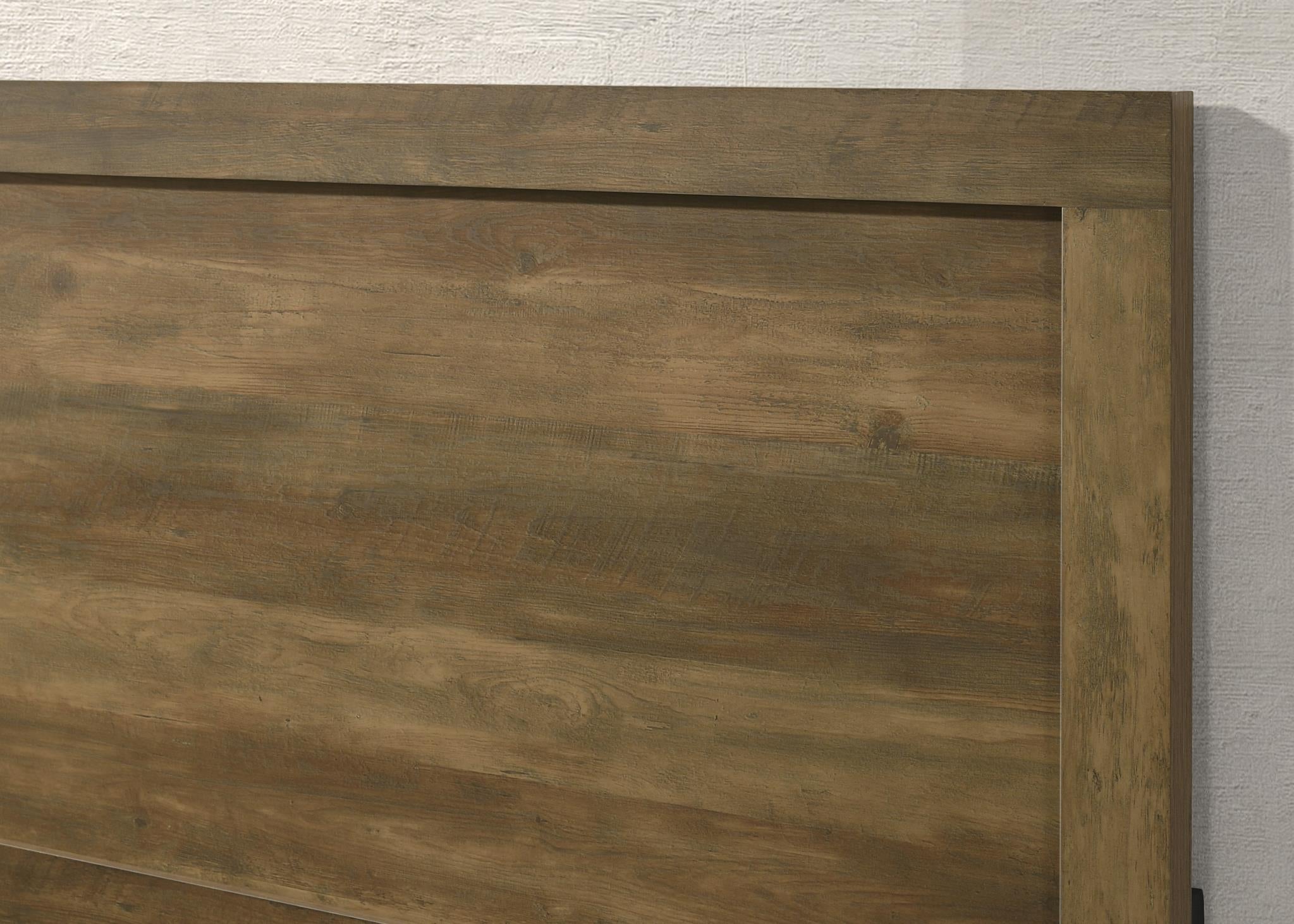 Knotty Oak King Bed Frame - B526-K