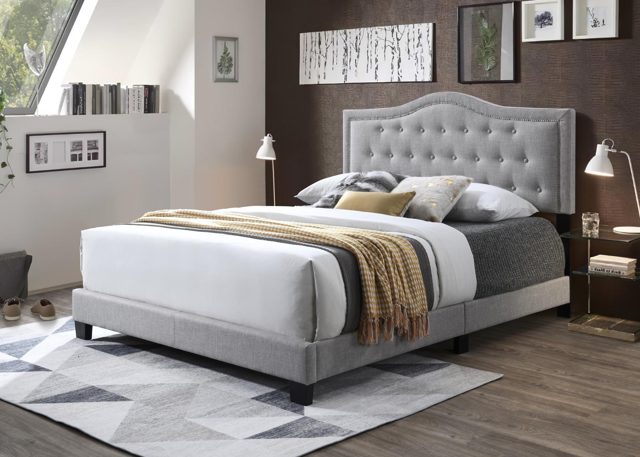 Dark Gray Full Bed - B602-F