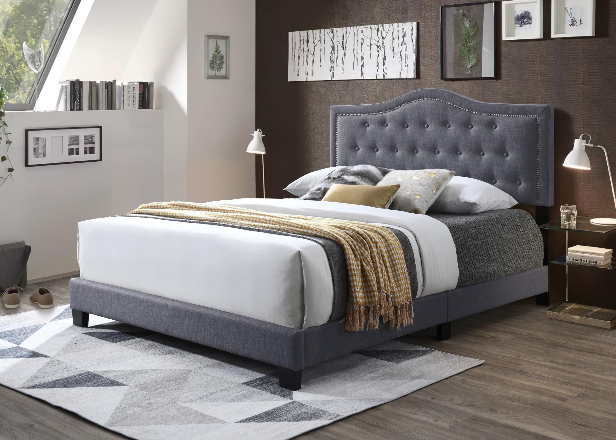 Dark Gray Queen Bed - B602-Q