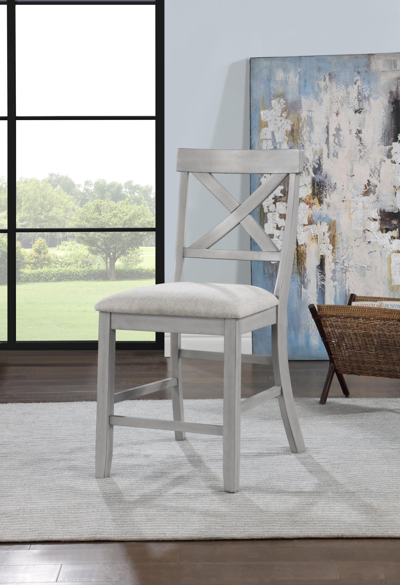 Gray Square Counter Height Table – D165-T