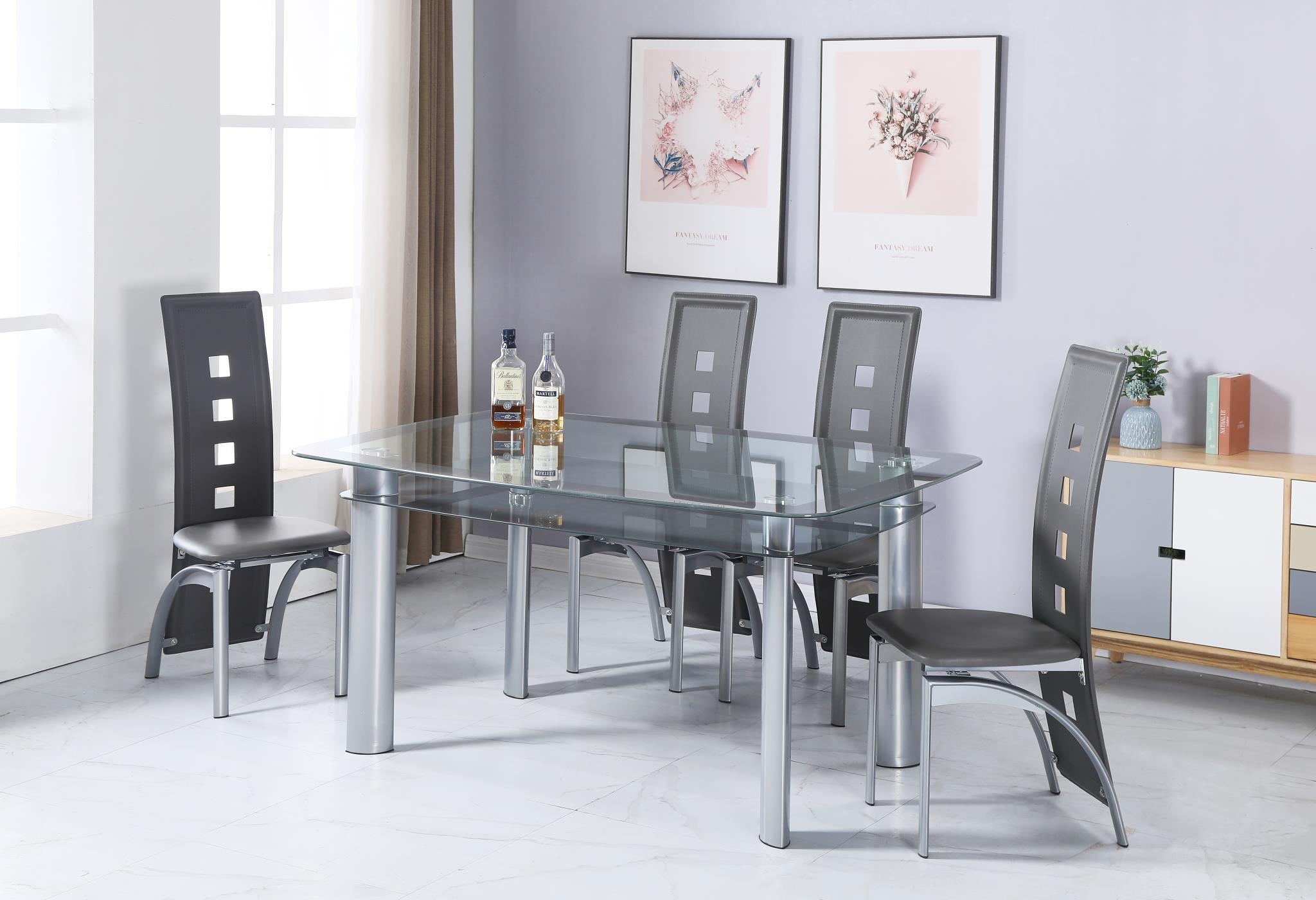 Charcoal Dining Chairs – D325-C2