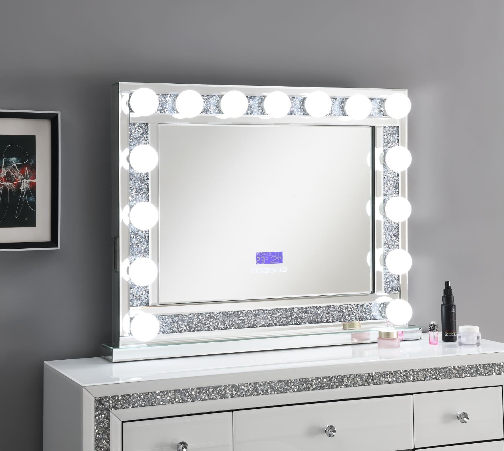 Glamour Bluetooth Vanity Mirror with Touch Sensor – G-450-VM
