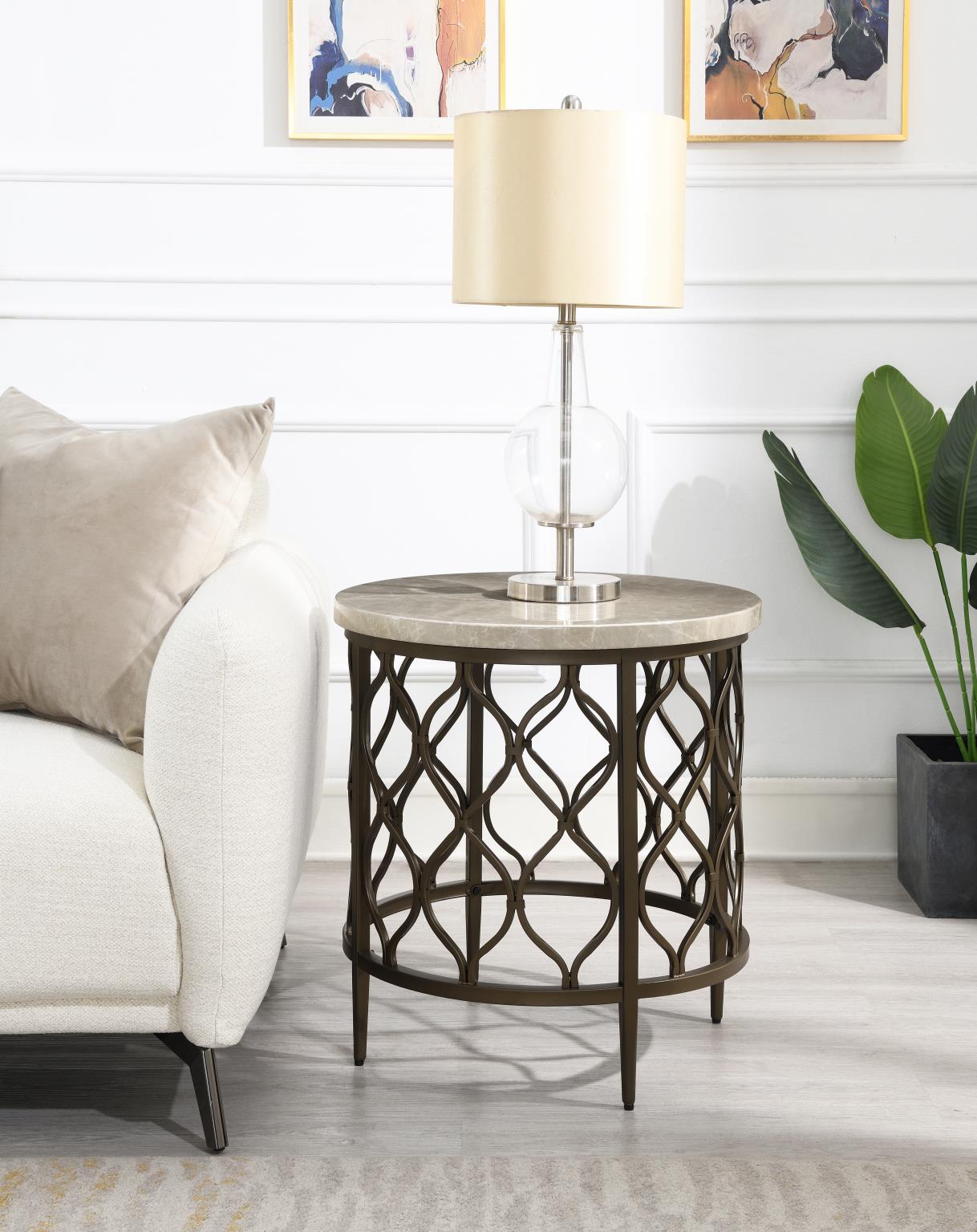 Brown Coffee Table & 2 End Tables – T154
