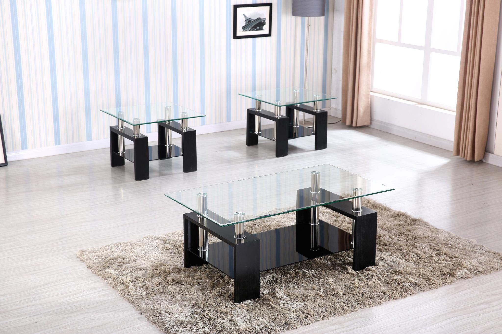 lack Coffee Table & 2 End Tables (3-Piece Set) – T310-3PC