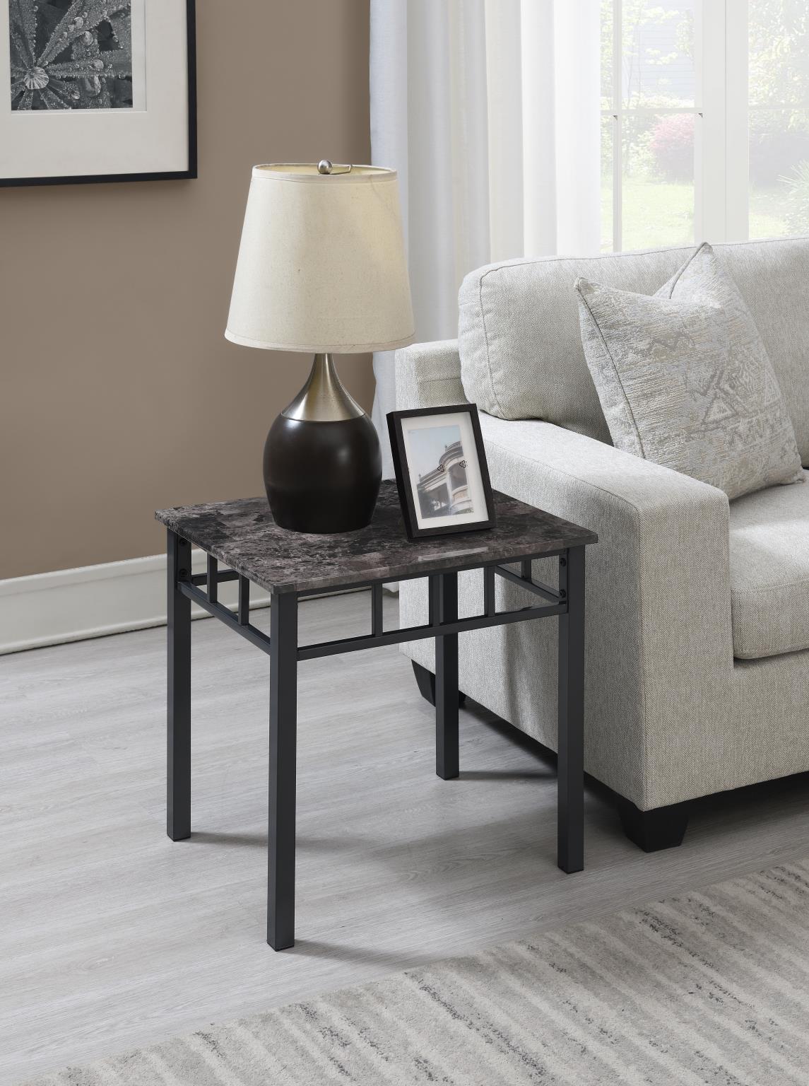 Gray 3-Piece Table Set – T761