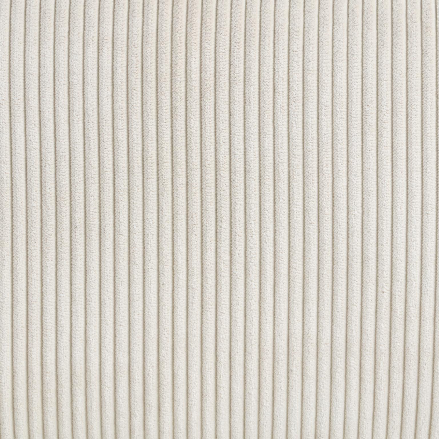 Ivory Corduroy Sectional with Ultra Plush Foam – U255-6PC