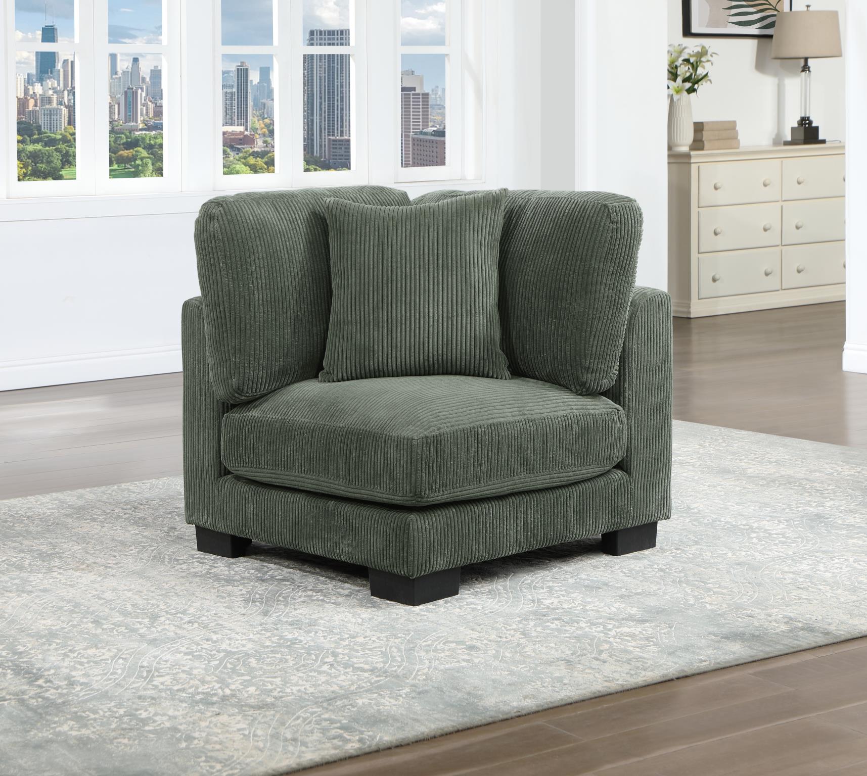 GREEN WEDGE w/ PILLOW - U256-W