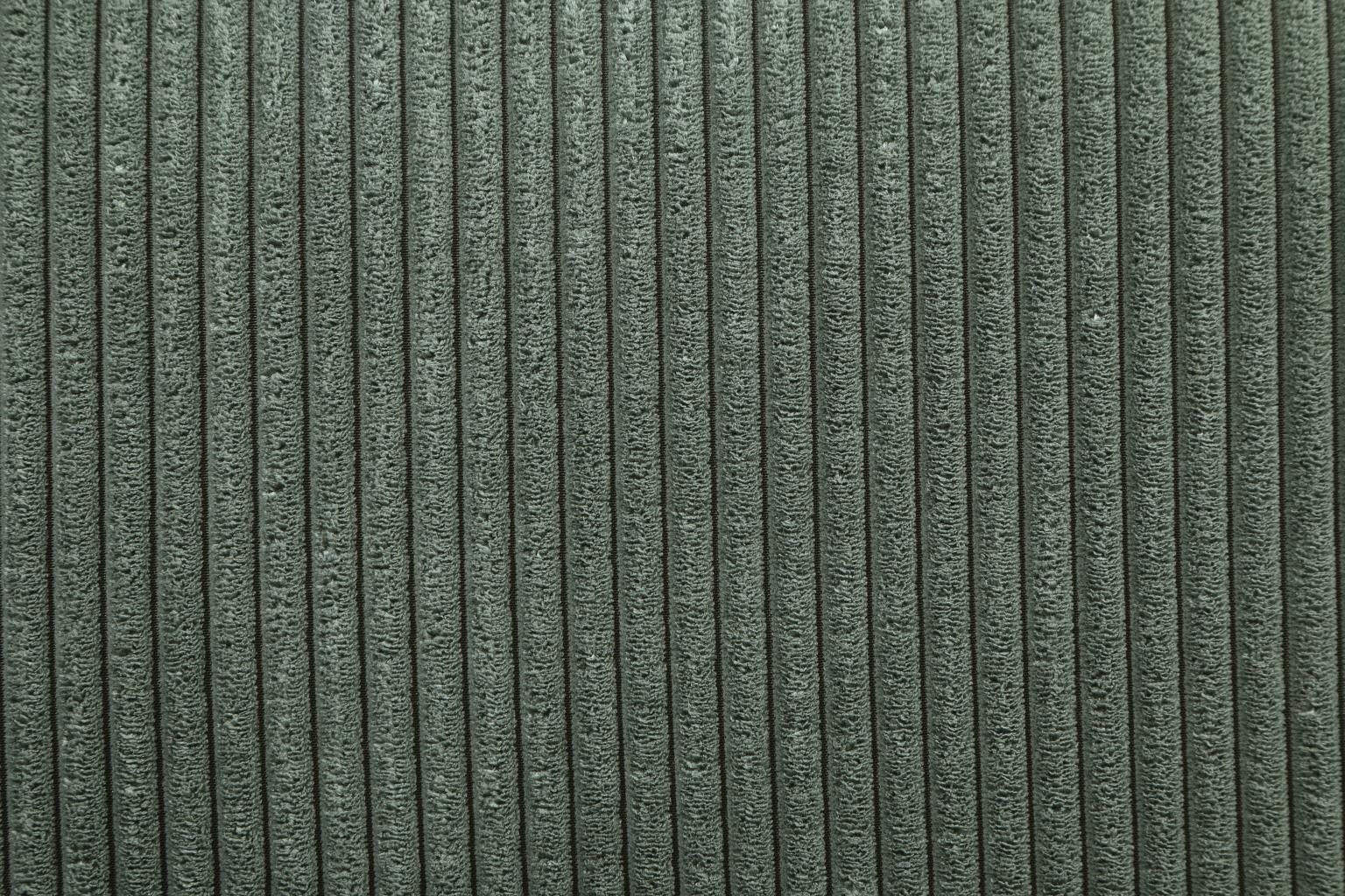 Green Corduroy Sectional with Ultra Plush Foam – U256-6PC