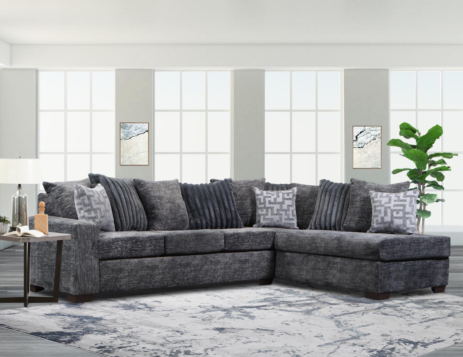 Charcoal Sectional – U367