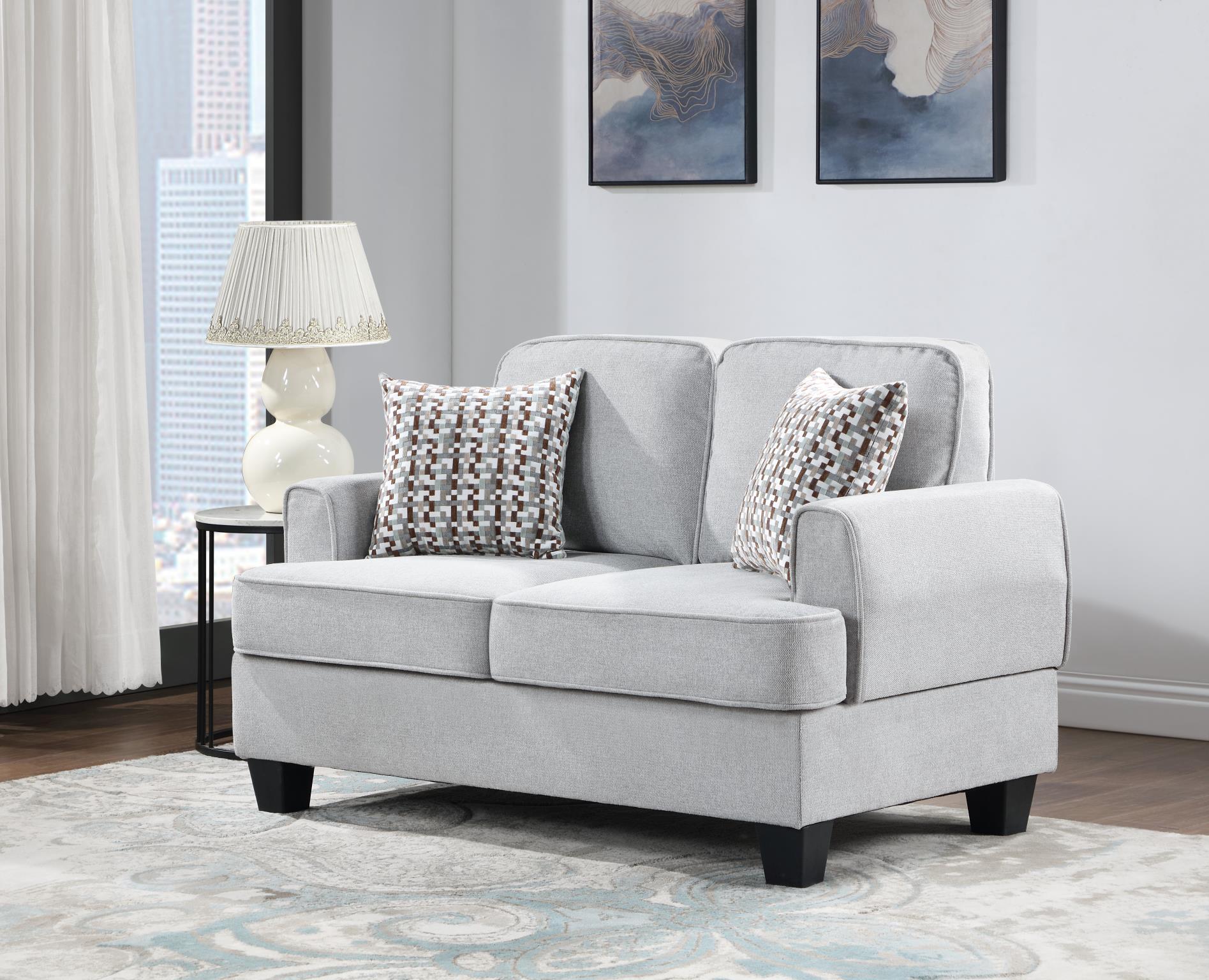 Silver Loveseat - U418-L