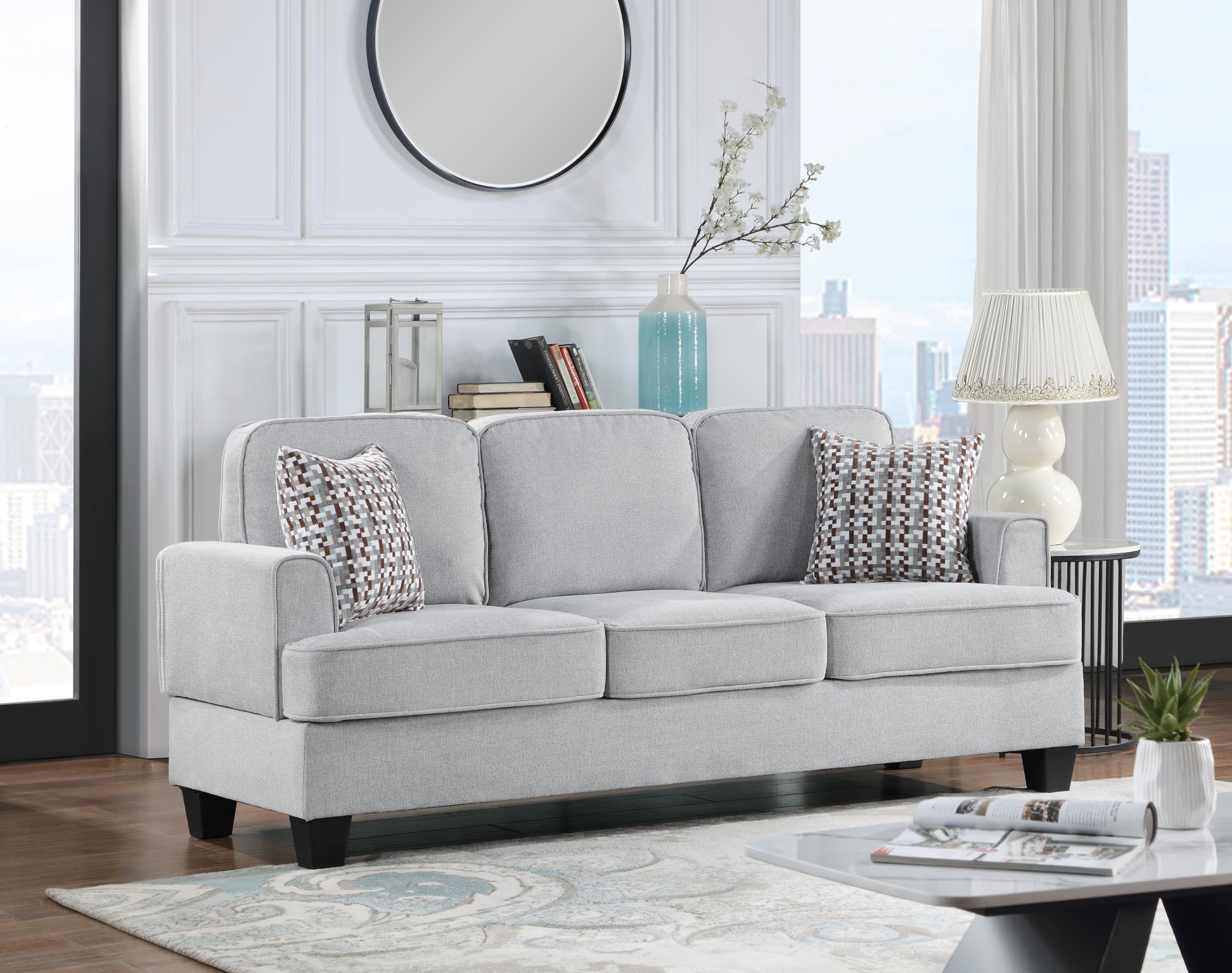 Silver Sofa - U418-S