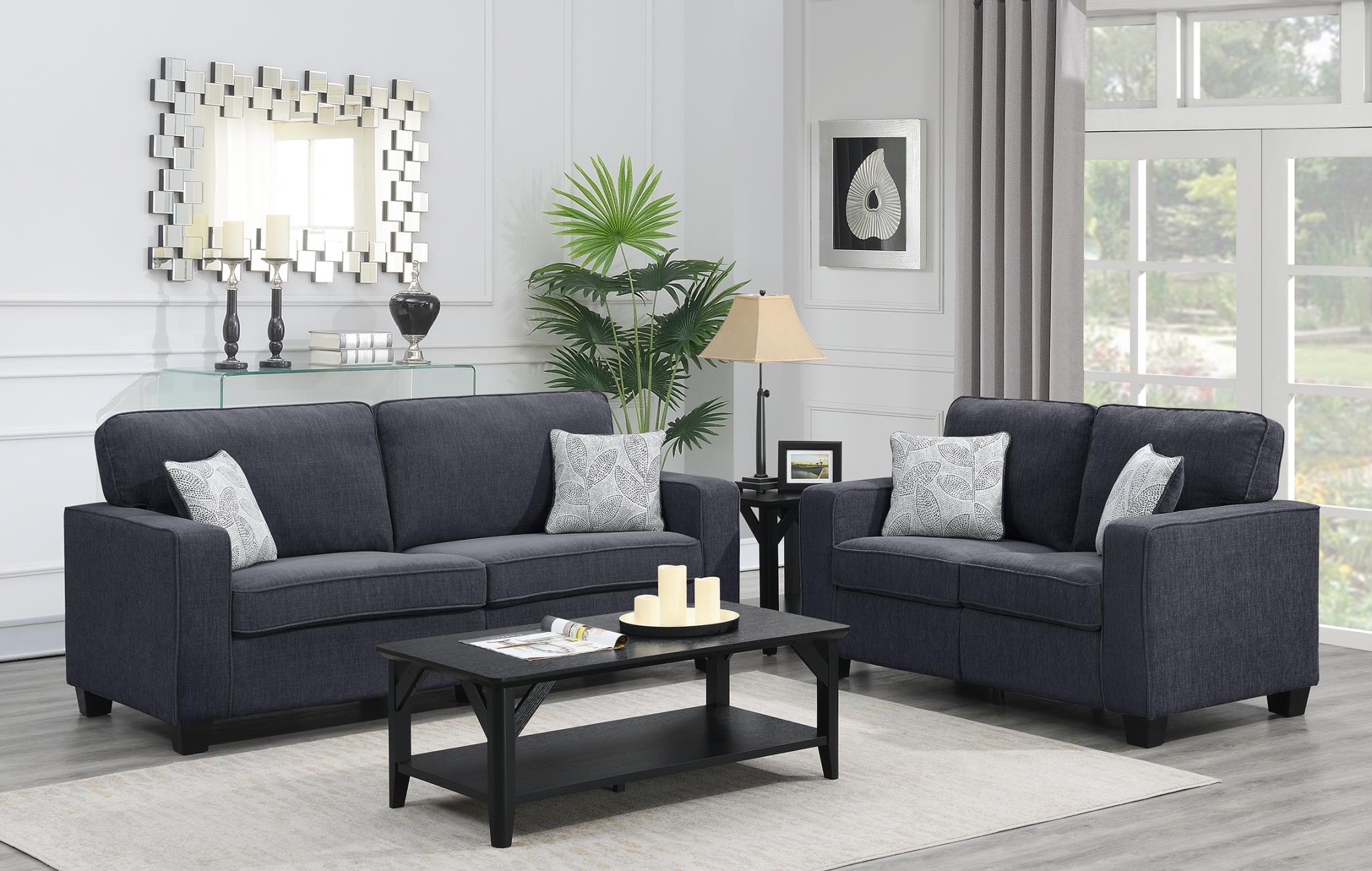 Slate Gray Sofa - U510-S