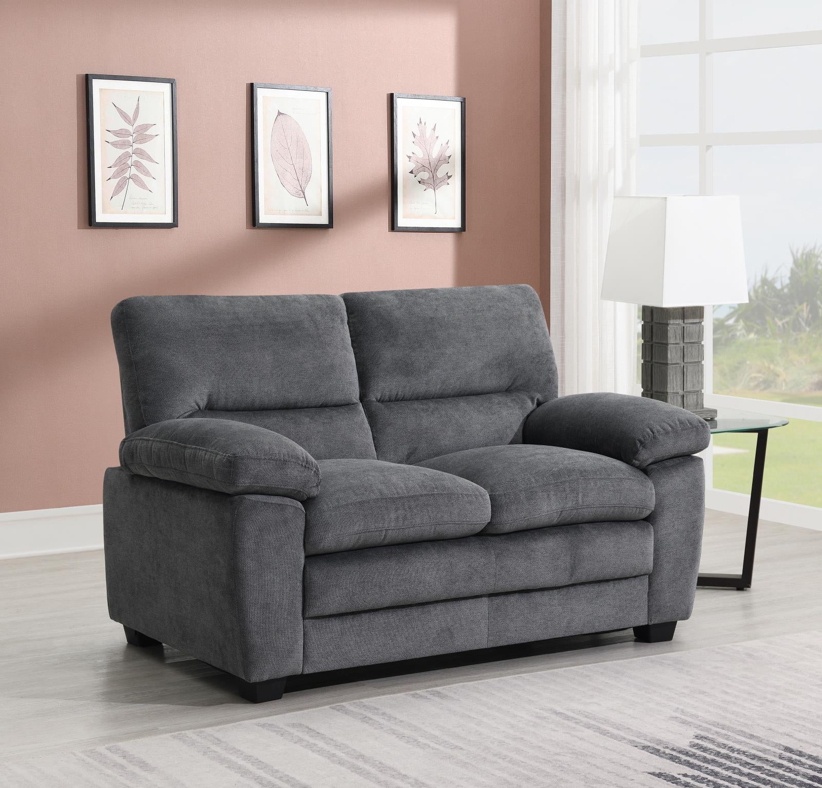 Gray Loveseat - U530-L
