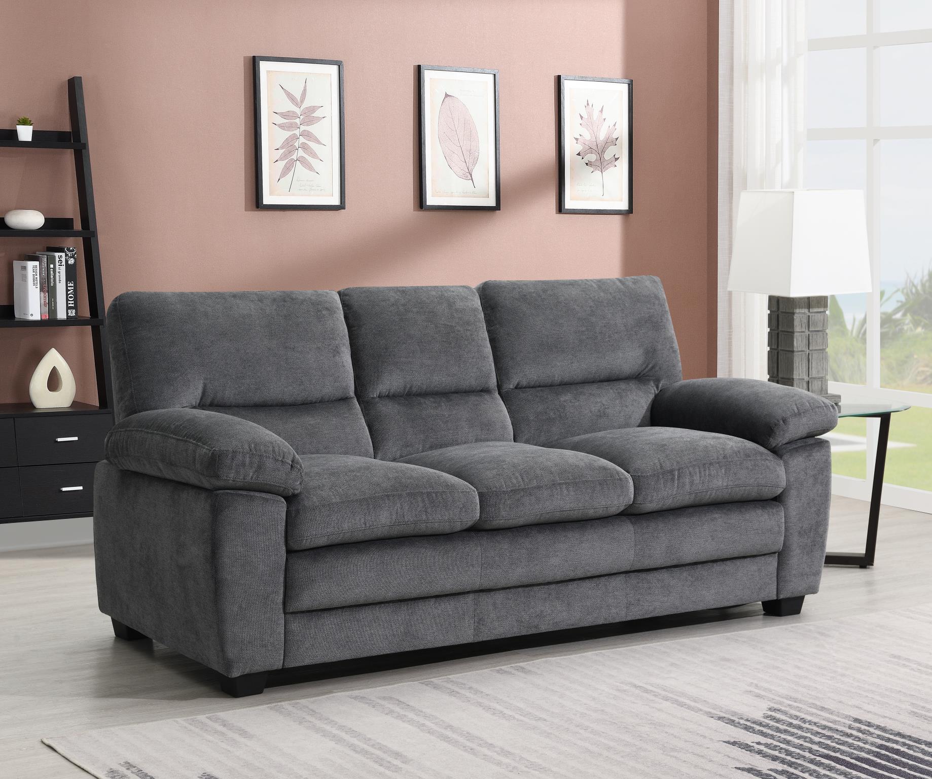 Charcoal Gray Sofa - U530-S