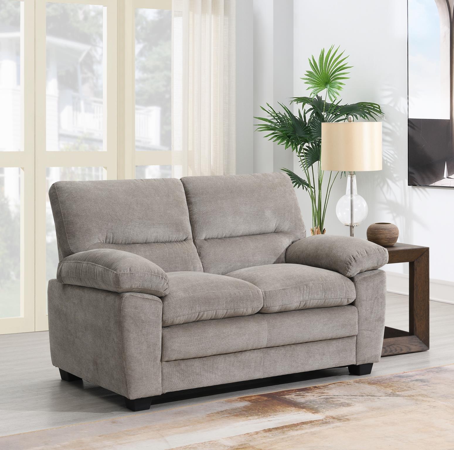 Light Brown Loveseat - U531-L