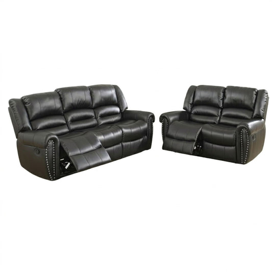 Modern Living Room Set With Nailhead Trim