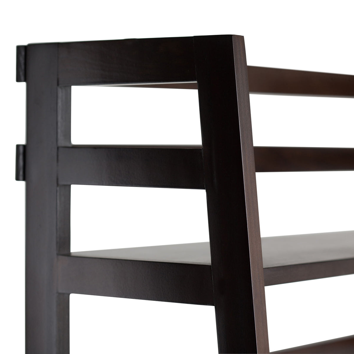 Acadian - Ladder Shelf Bookcase - Brunette Brown