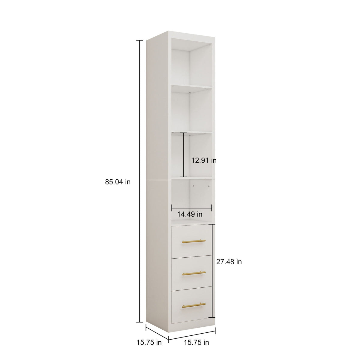 Tall Storage Cabinet With Drawers And Shelves