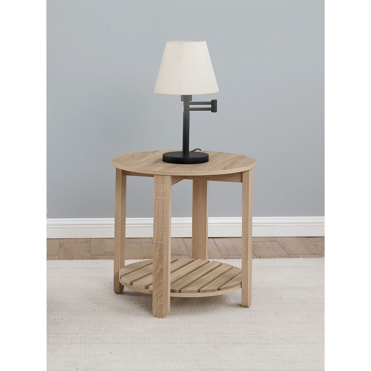 Altos - 1 Shelf Round Table