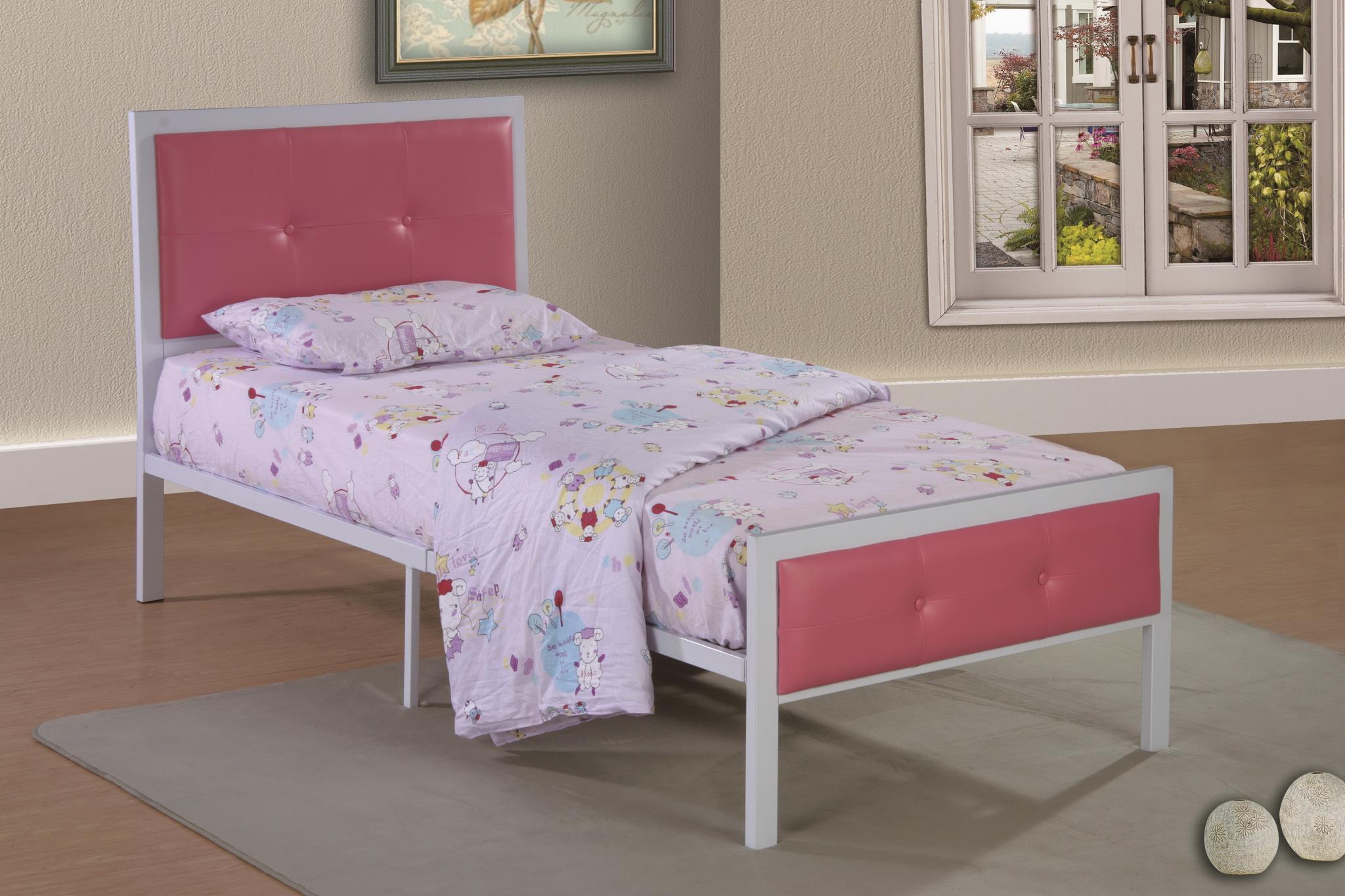 Full Padded Metal Pink PU - B628-F