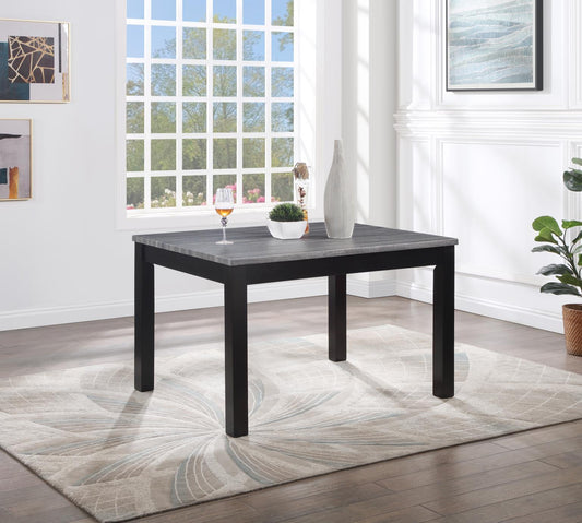 D200 - 5 Piece Dining Room Set (Dining Table, 4 Chairs) - Gray