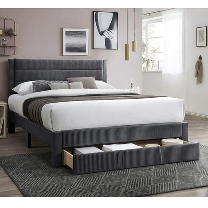 Contemporary Bed With Storage Drawer