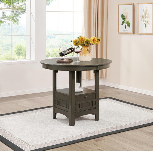 D152 - 5 Piece Dining Room Set (Table, 4 Side Chairs) - Dark Brown