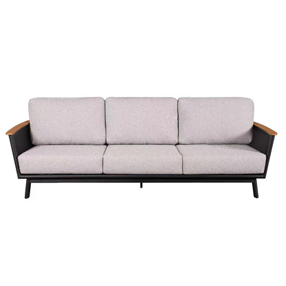 Sofa Set With Armrests - Black / Black Multi