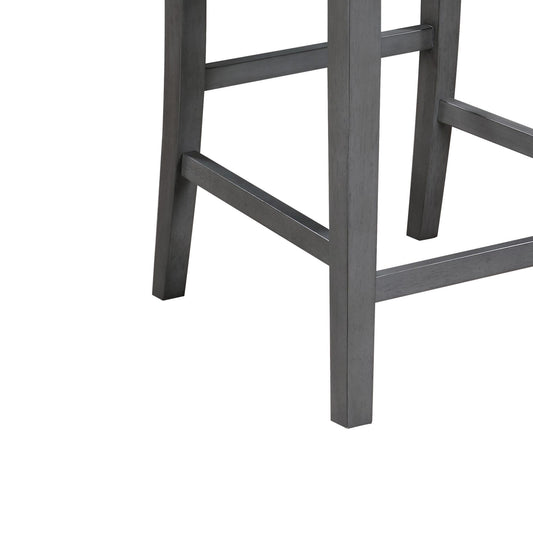 Graham - 20" Upholstered Seat Counter Height Chair (Set of 2) - Gray
