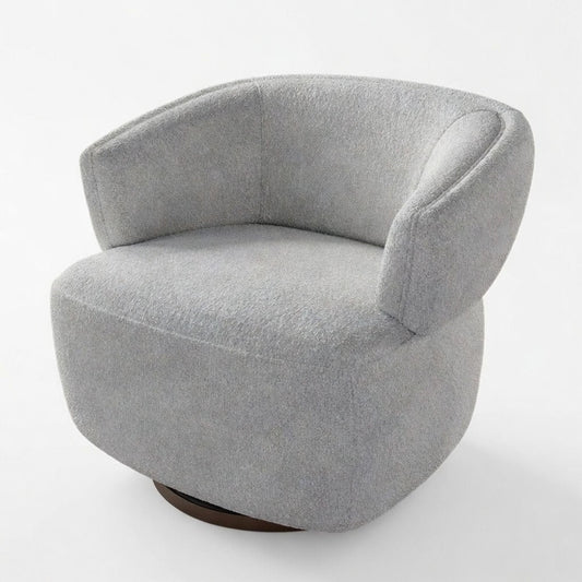 Swivel Barrel Accent Oversized Club Chair