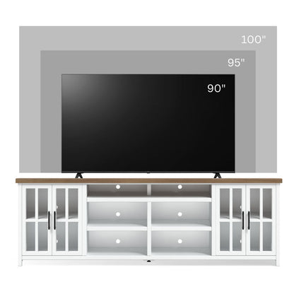 Hampton - TV Stand Console & Cable Management