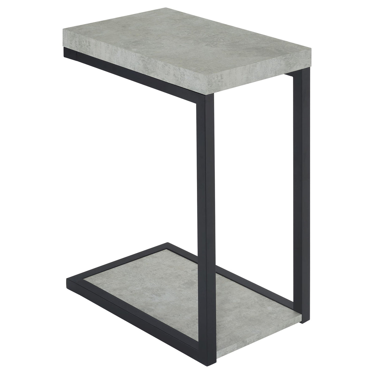 Snack Table With Industrial Base