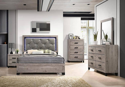 B377 - Nightstand - Gray