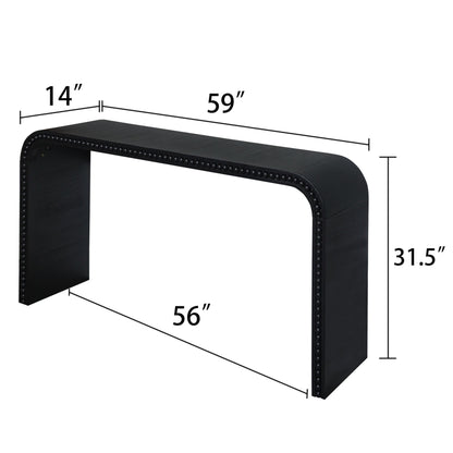 Waterfall Console Table