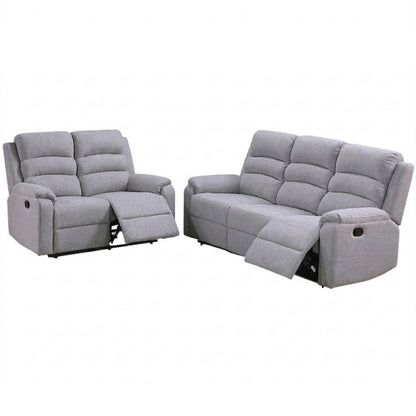 Modern Living Room Set With Manual Recliner