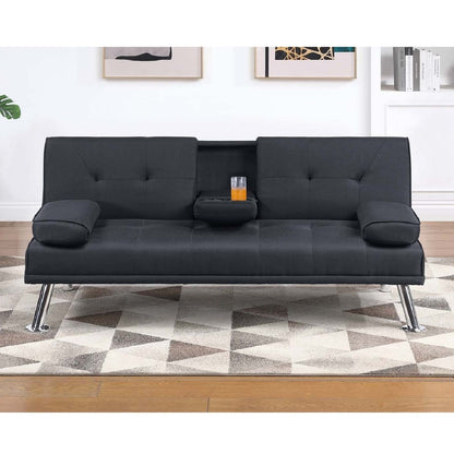 Adjustable Sofa With Fold Down Table And Cup Holders