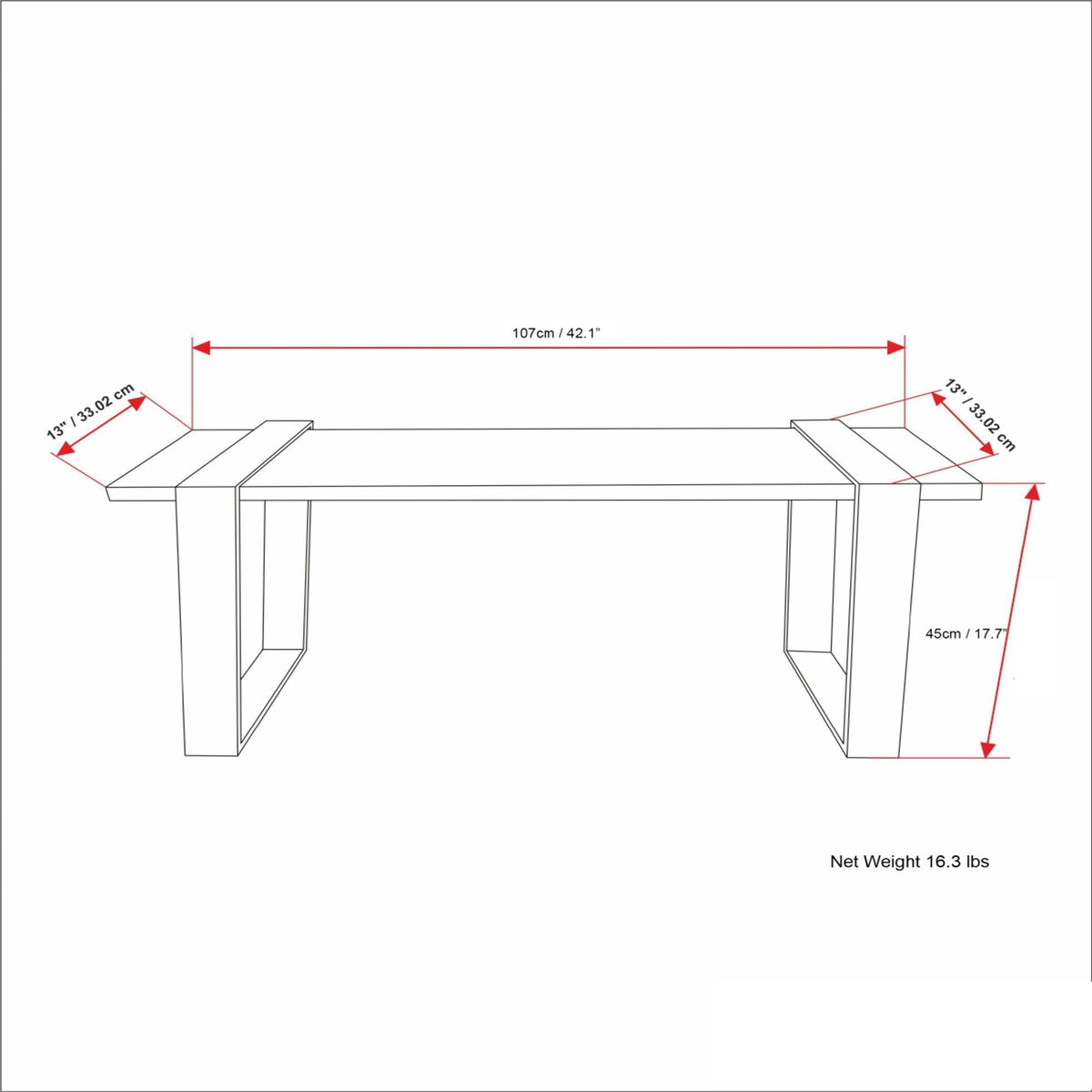 Nessa - Bench - Natural