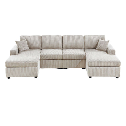 Modern Design Sectional Set With Right And Left Arm Chaise