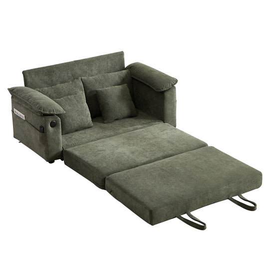 Upholstered Futon Convertible Floor Sofa Bed