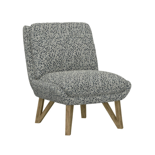 Armless Accent Chair - Dark Navy