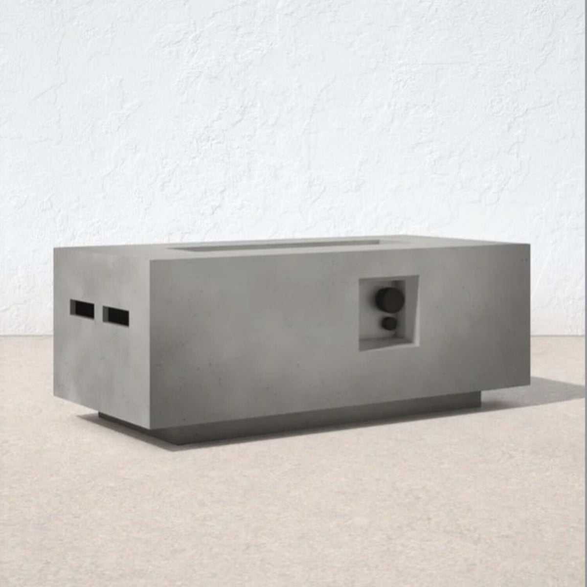 Propane Outdoor Durable Fire Pit Table - Gray