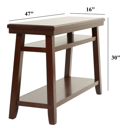 Table With Under Table Shelf Storage