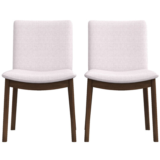 Laura - Mid-Century Modern Solid Wood Dining Chair (Set of 2)
