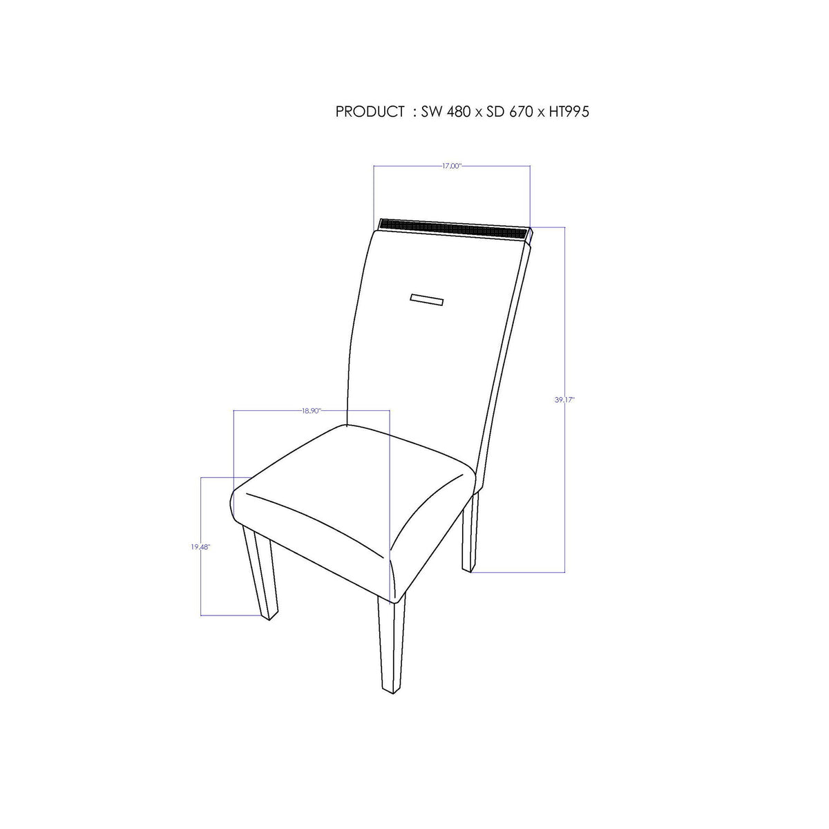 Ariya - Dining Chair (Set of 2) - Black / Gray
