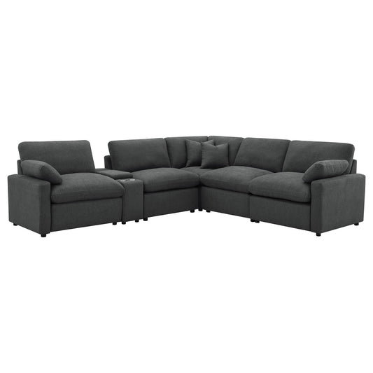 Hollander - 6 Piece Modular Power Reclining Sectional Sofa